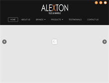 Tablet Screenshot of alextontiles.com